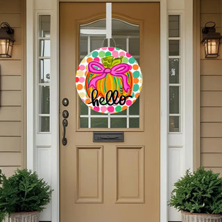 Happy Pumpkin Doorhanger