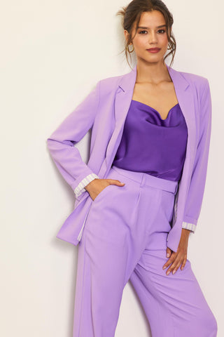 Cali Blazer Dark Lavender