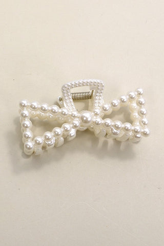 Pearl Bow Clip