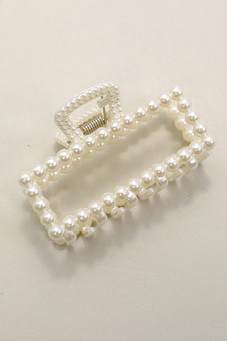 Rectangle Pearl Clip