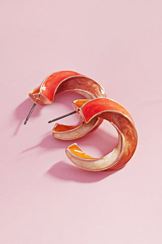 Indie Earrings Orange