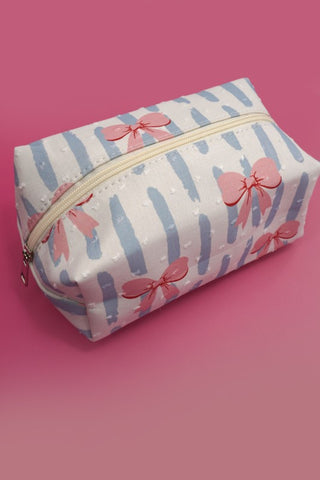 Blue Bow Pouch