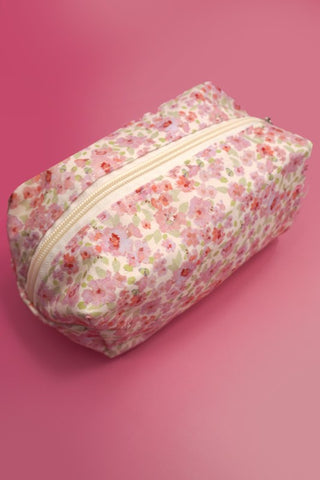 Pink Floral Pouch