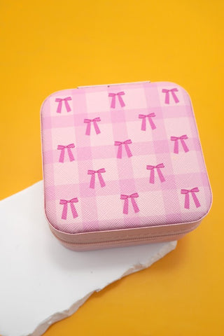 Pink Bow Jewelry Box