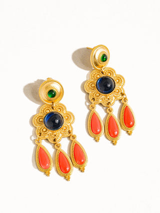 Aperol Earrings