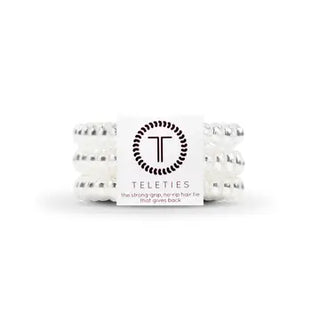 Crystal Clear Hair Ties - Small