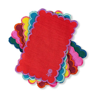 Icon Linen Cocktail Napkins Multi