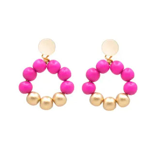 Tiana Earrings Pink