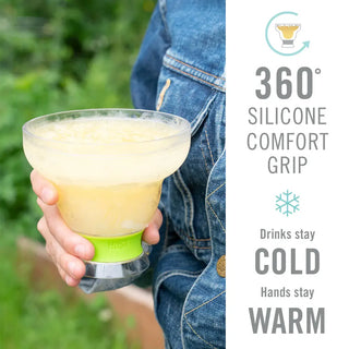 Margarita Freeze™ Insulated Cooling Cups - Green - Set of 2