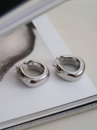 Hunter Earrings Silver