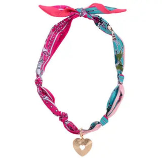 Scarf Necklace - Hearts
