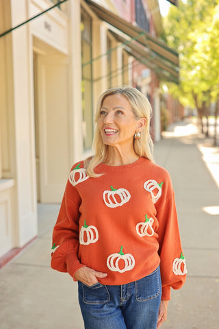 Maddie Sweater Orange