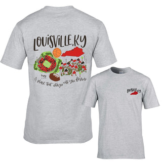 Louisville KY College Town Tee