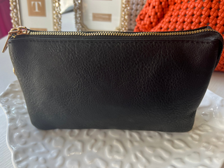 Mariah Clutch Black (Leather)