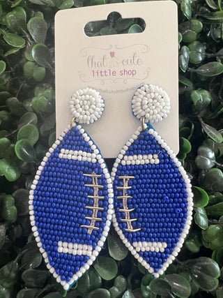 Game day Football Earrings