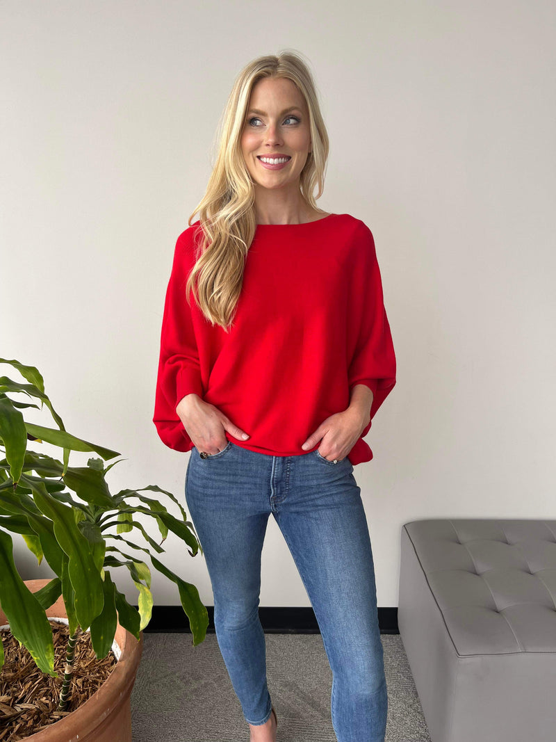 Camilla Sweater Red