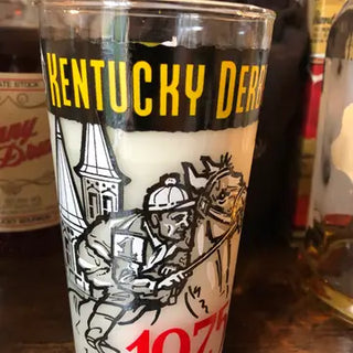 Kentucky Derby Glass Candle
