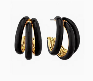 Ellie Earrings Black