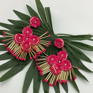 Isla Earrings Pink