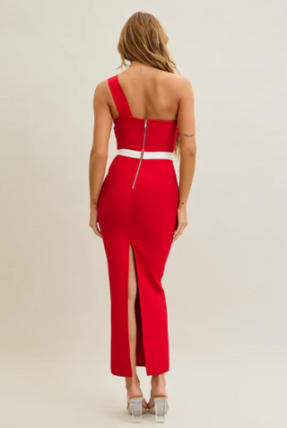 Lora Dress Red