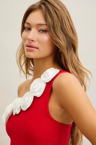 Lora Dress Red