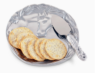 Horse Plate with Server
