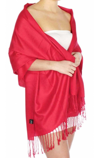Talia Pashmina Cranberry