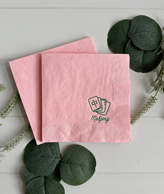 Mahjong Cocktail Napkin