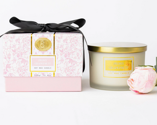 Peony Grapefruit 3-Wick Boxed Soy Wax Candle