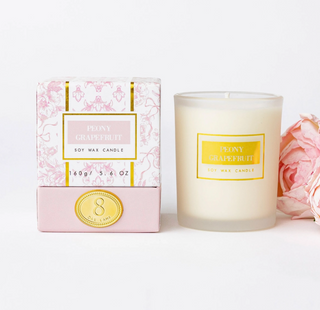 Peony Grapefruit 5.6oz Soy Wax Candle