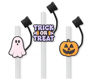 Trick or Treat Straw Topper Set