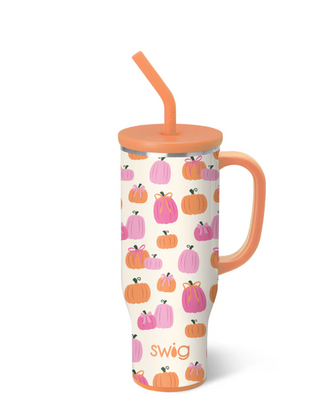 Pumpkins and Bows Mega Mug 30oz