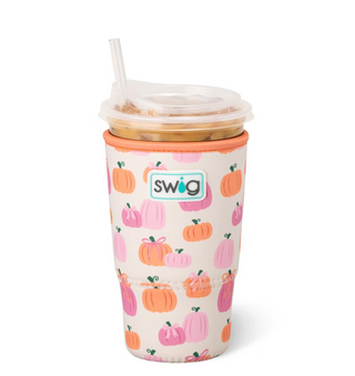 Pumpkins and Bows Iced Cup Coolie (Large)