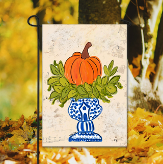 Pumpkin Jar Garden Flag