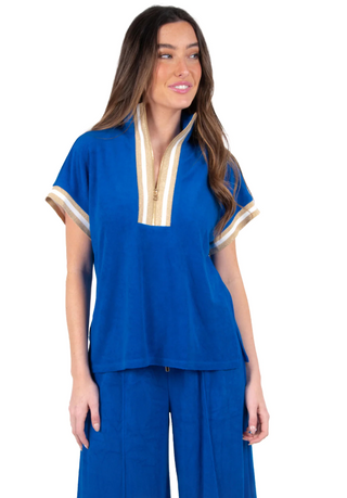 Poppy Pullover - Marine Terry