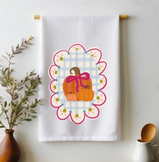 Scallop Pumpkin Tea Towel