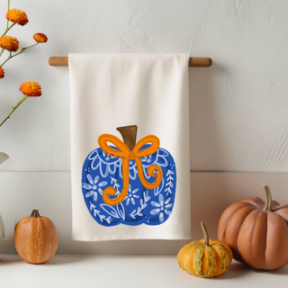 Blue Chinoiserie Tea Towel