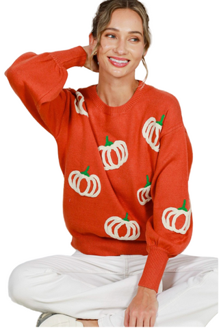 Maddie Sweater Orange