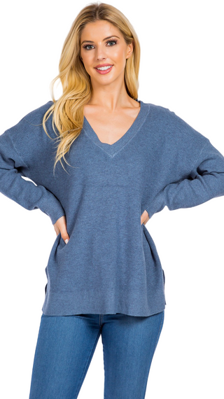 Maggie Sweater Bluejay