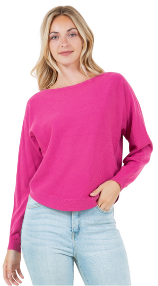 Heather Sweater Hibiscus