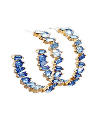 Carrie Earrings Blue