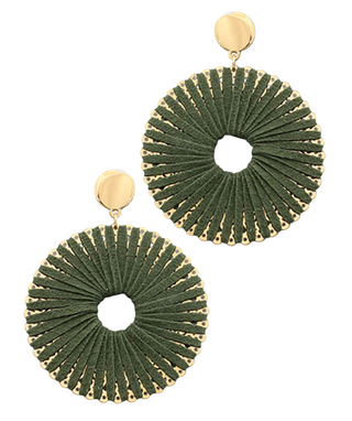 Stevie Earrings Green