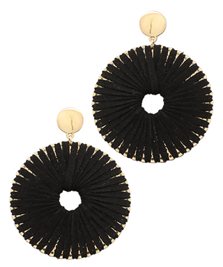 Stevie Earrings Black