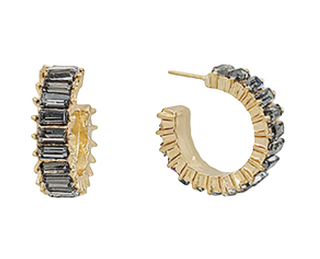 Karina Earrings Black