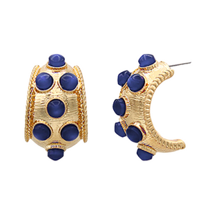 Kelly Earrings Blue
