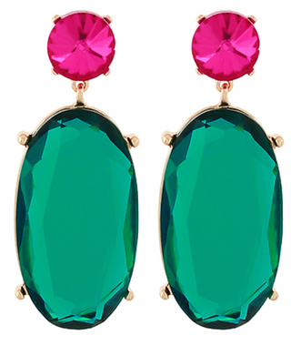 Peggy Earrings Green