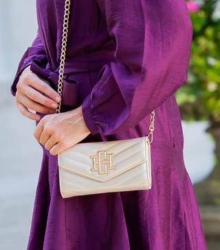 Matt Clutch Champagne Pearl