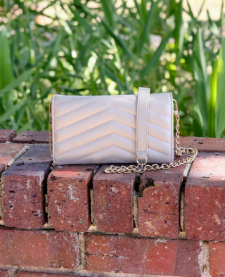 Matt Clutch Champagne Pearl