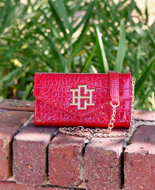 Matt Clutch Champagne Red