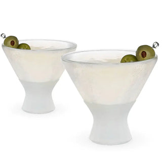 Glass Freeze™ Insulated Cooling Martini Glasses - Set of 2